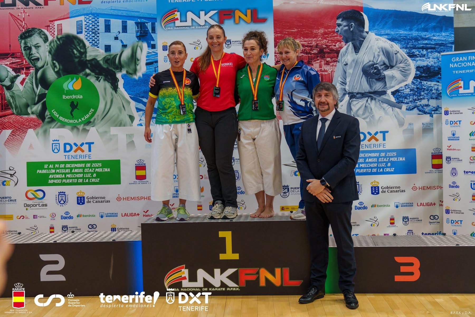 Podios navarros en la Gran Final de la Liga Nacional Iberdrola de K&aacute;rate